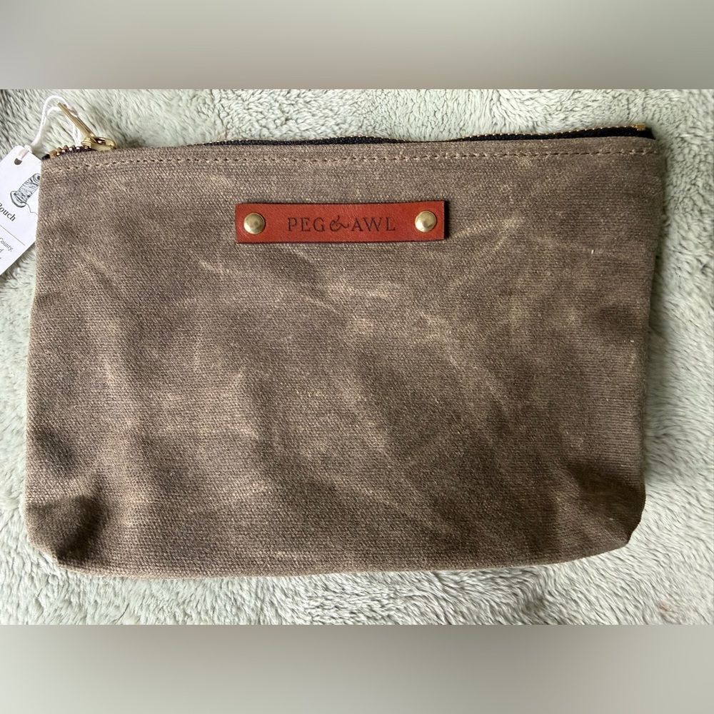 Peg & Awl No. 6 The Keeper Pouch Truffle